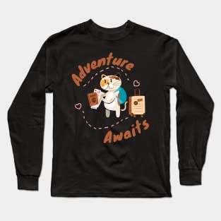 adventure awaits Long Sleeve T-Shirt